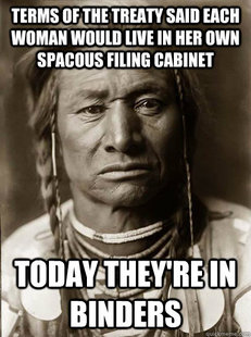 Unimpressed American Indian