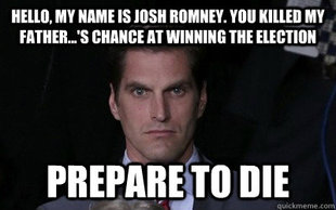 Menacing Josh Romney