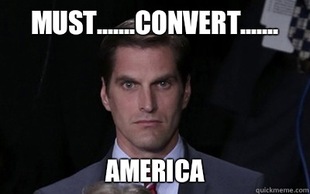 Menacing Josh Romney