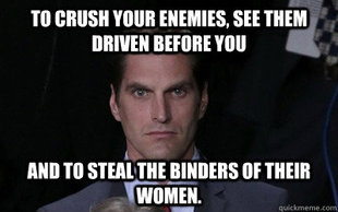 Menacing Josh Romney