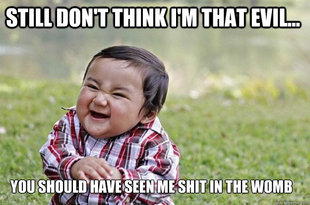 evil toddler