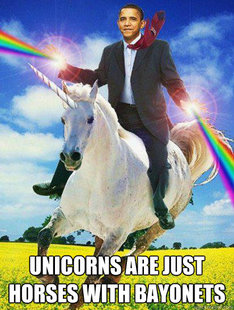 Obama rainbow unicorn