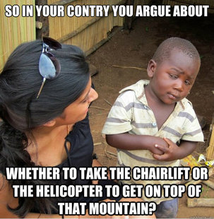 Skeptical Third World Kid