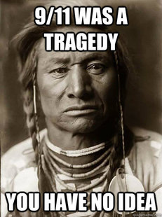 Unimpressed American Indian