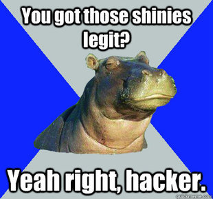 Skeptical Hippo