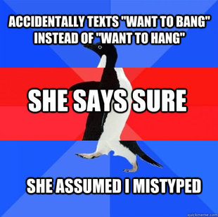 Socially Awkward Awesome Awkward Penguin