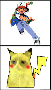 Grumpy Pikachu