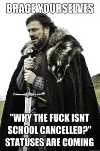 Winter is coming
