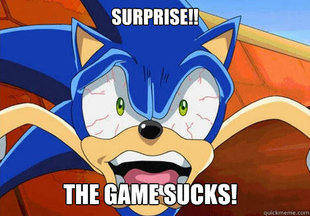 Surprised Sonic