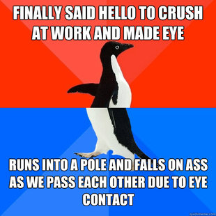 Socially awesome awkward penguin