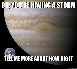 Condescending Jupiter