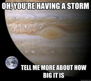 Condescending Jupiter