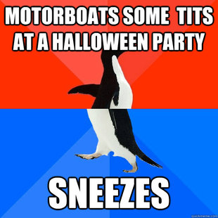 Socially Awesome Awkward Penguin