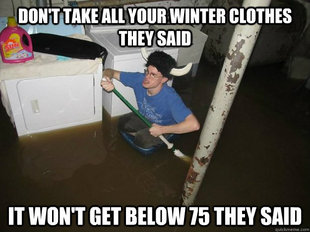 Do the laundry they said