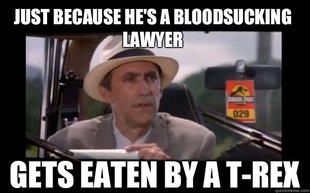 Jurassic Park Lawyer