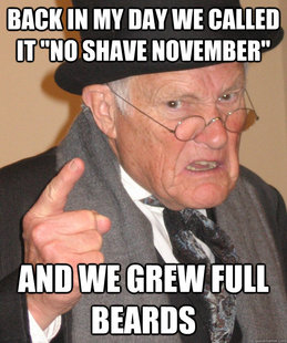 back in my day