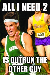 Intense Cross Country Kid