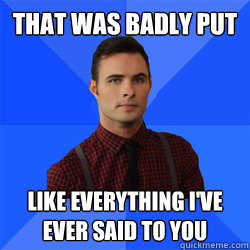 Socially Awkward Darcy
