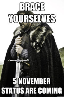 Winter is coming