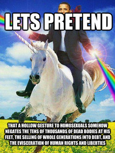 Obama rainbow unicorn