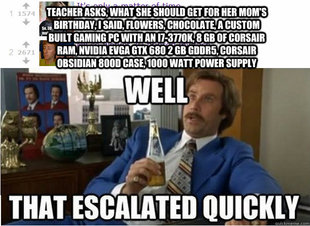 That Escalated Quickly