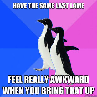 Socially Awkward Couple