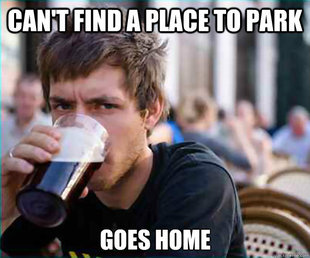 Lazy College Senior
