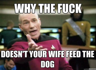 why the fuck picard