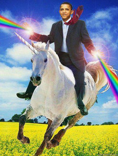 Obama rainbow unicorn