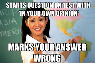 Unhelpful High School Teacher