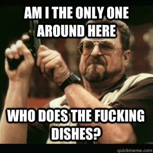 AM I THE ONLY ONE AROUND HERE