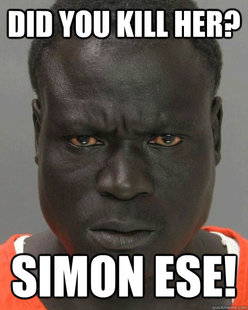 Threatening Black Man