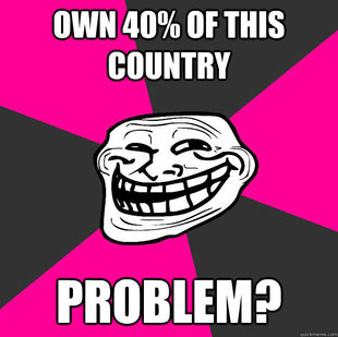 Troll face pink