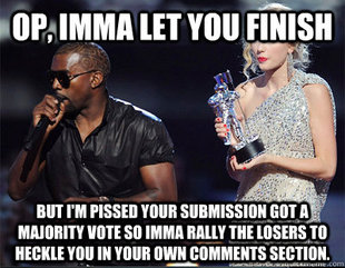 Imma let you finish
