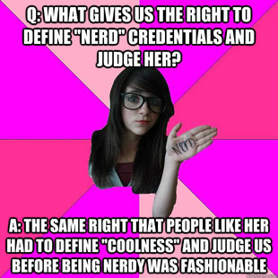 Idiot Nerd Girl