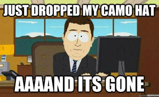 AAAAND ITS GONE