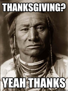 Unimpressed American Indian