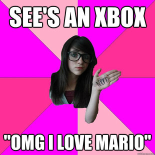 Idiot Nerd Girl