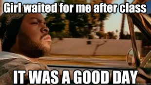 It was a good day