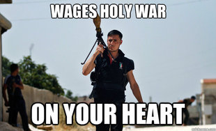 Ridiculously Photogenic Syrian Soldier
