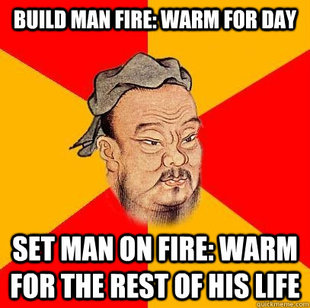 Confucius says