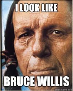 Sad Native American