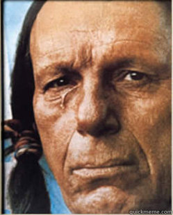 Sad Native American
