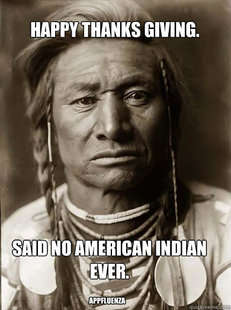 Unimpressed American Indian