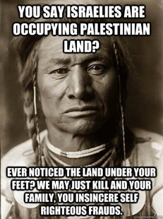 Unimpressed American Indian