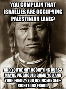 Unimpressed American Indian