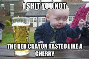 drunk baby