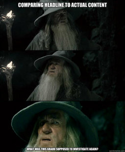 Confused Gandalf