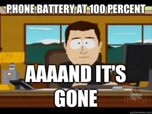 and its gone