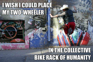 Collective Bike Rack of Humanity